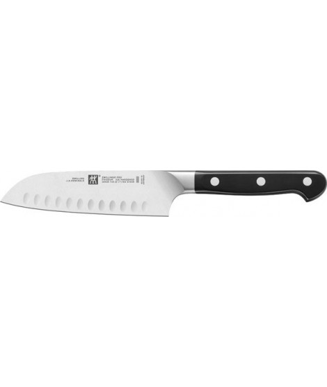 Santoku Messer mit Kullenschliff 14 cm - Zwilling PRO