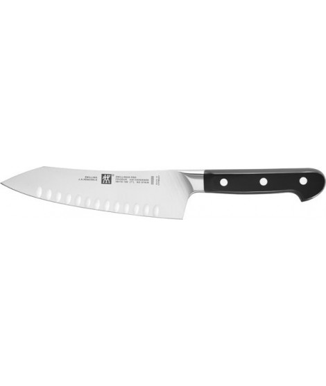 Rocking Santoku Messer mit Kullenschliff 18 cm - Zwilling PRO