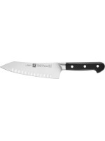 Rocking Santoku Messer mit Kullenschliff 18 cm - Zwilling PRO