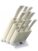Messerblock mit 9 Teilen Wüsthof Classic Ikon crème