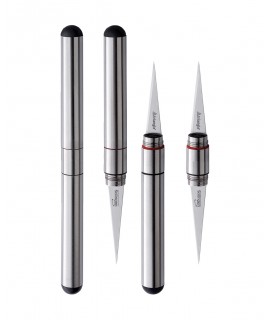 Thaimesser mit 2 Klingen -...